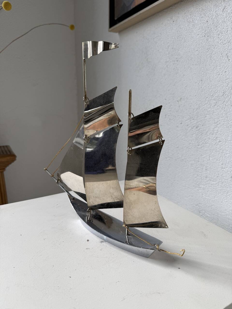 Stainless steel boat from the 1980s.
