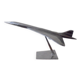 concorde plane, chrome metal