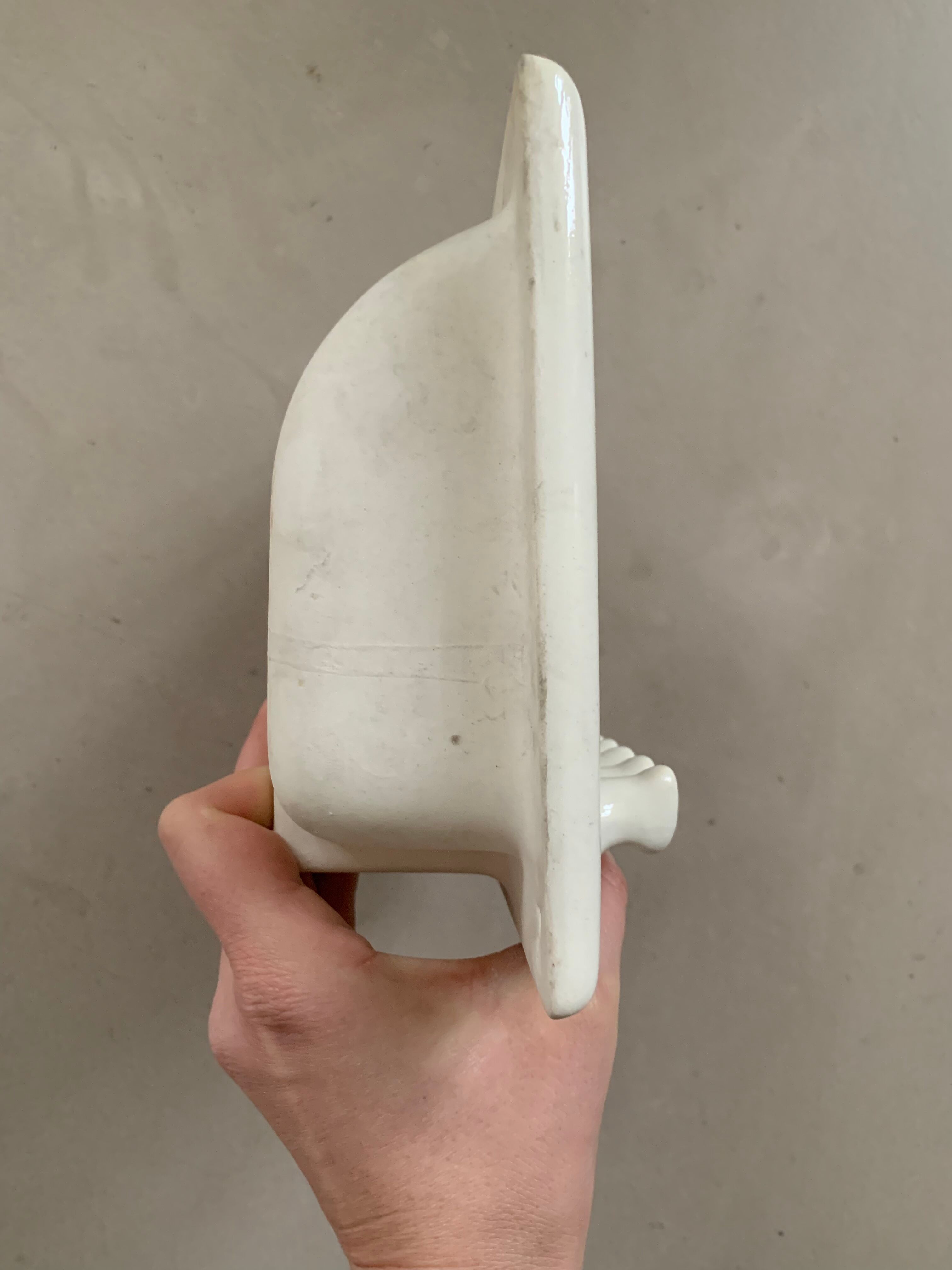 Antique Art Deco wall soap dish