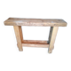 Brutalist console 120 cm solid wood