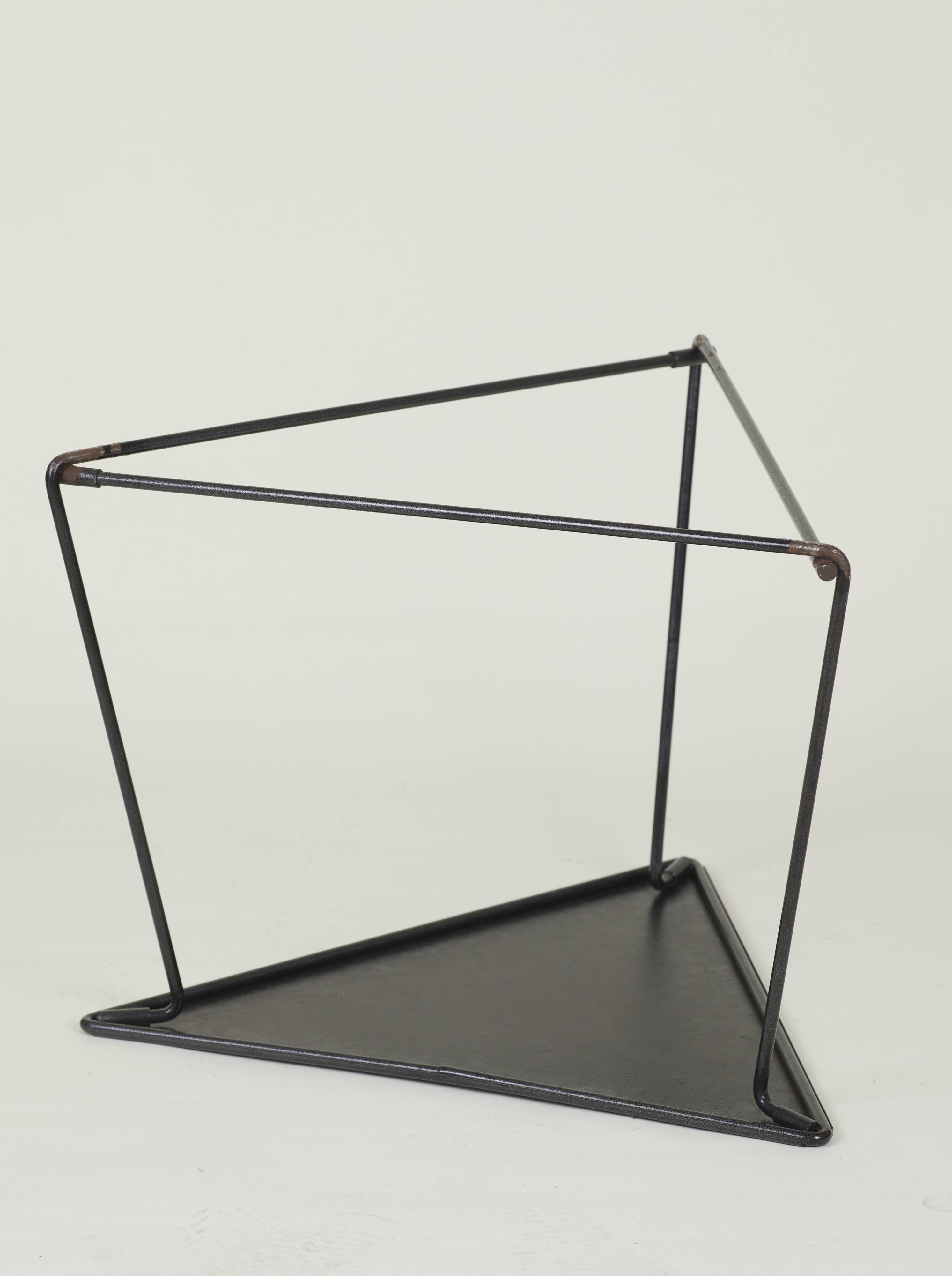 Vintage Ikea OTI triangular side table by Niels Gammelgaard Circa 1980
