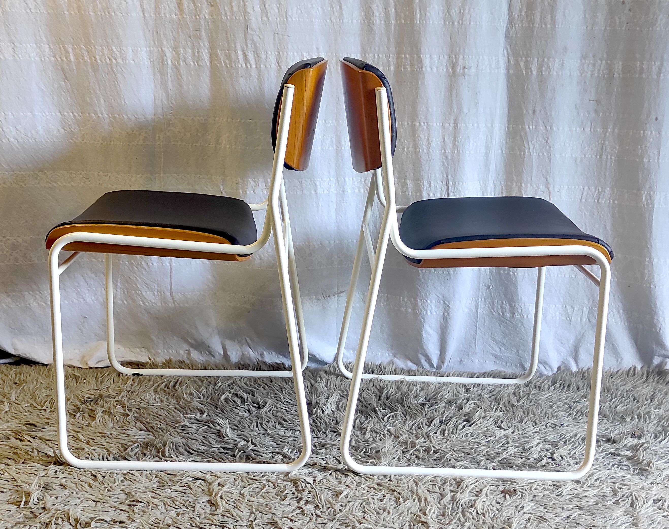 Set of 2 chairs 60s 70s
