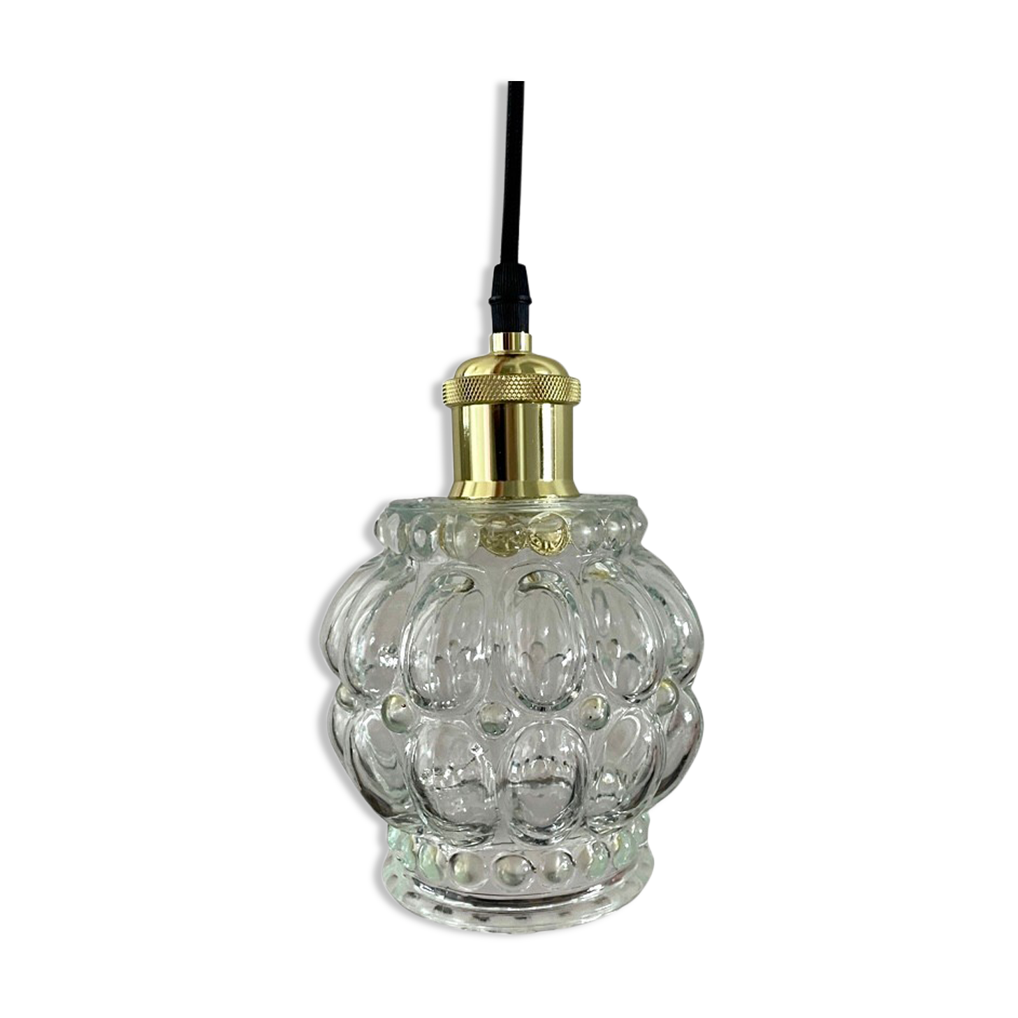 Glass hanging lamp