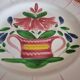 Assiette ancienne en faience les Islettes Lunéville