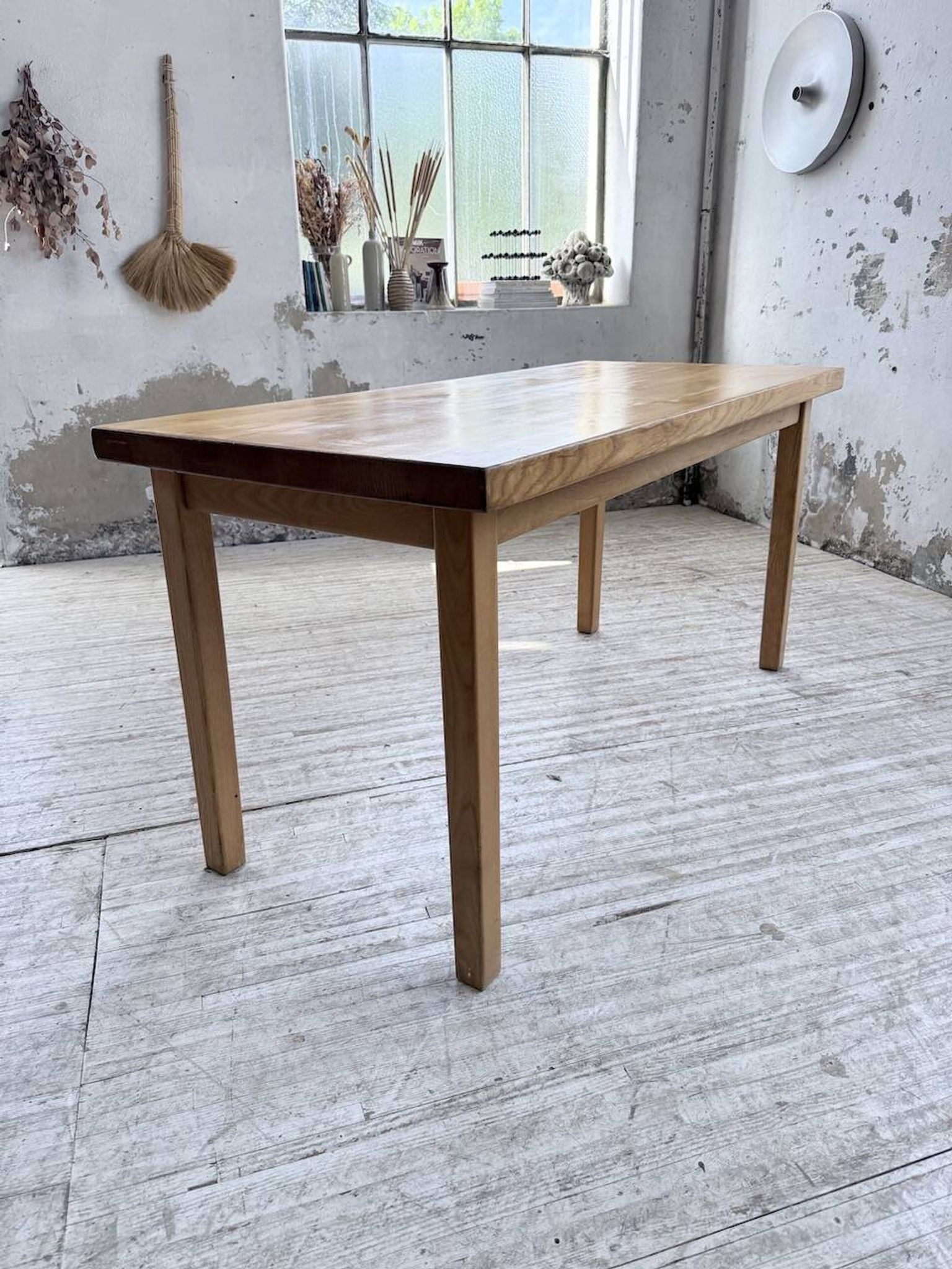 Solid elm farmhouse table 150cm