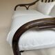 Two-seater rattan bench