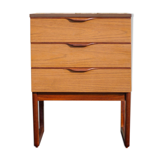 EUROPA vintage drawer unit, bedside table, end table, small chest of drawers