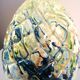 Pine cone, ceramic, glazed terracotta, mixed colors, bright, 32cm