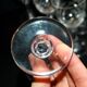 SAINT-LOUIS 10 stemmed glasses in cut crystal MASSENET Size 75