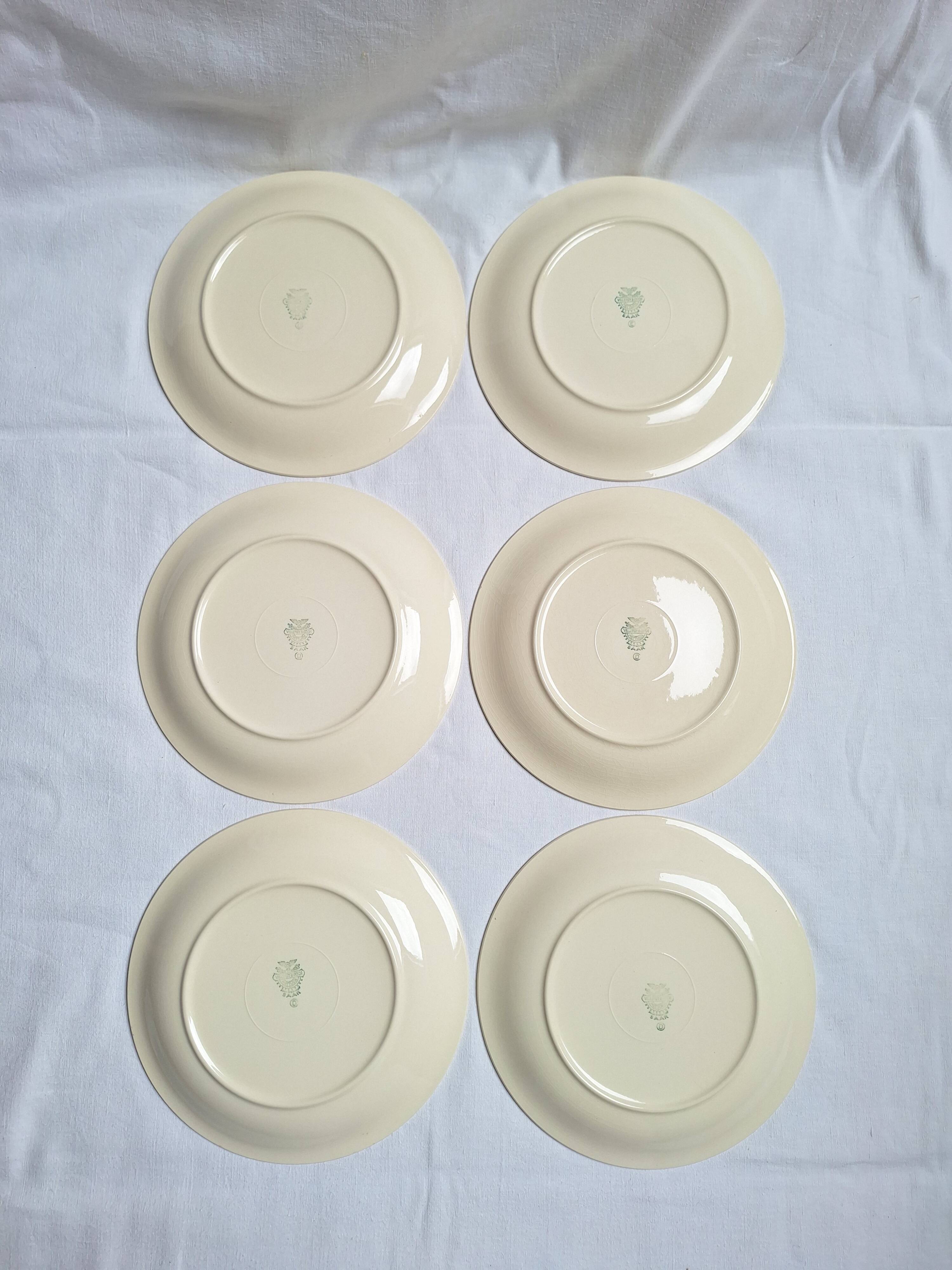 Villeroy & Boch yellow dinner plates