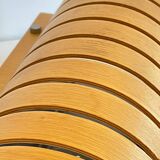Vintage Ikea bent wood and steel wall light