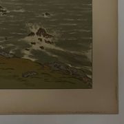 Lithographie par Henri Rivière La Féérie des Heures - La Tempête