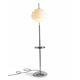 Bauhaus chrome floor lamp, 1930s, attributed to Slezák, Czechoslovakia
