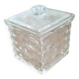 Glass candy dish or sugar bowl