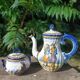 Henriot Quimper Teapot Sugar Bowl
