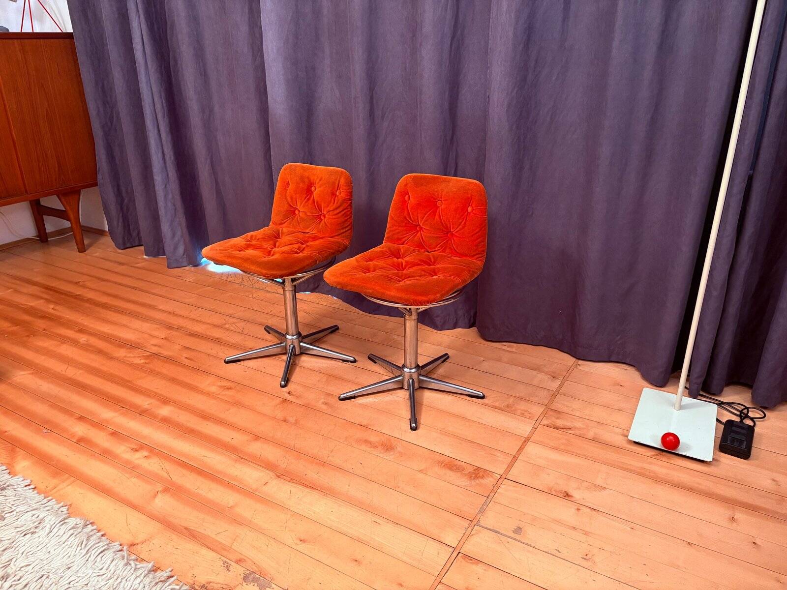 Swivel chairs, 1960s, set of 2