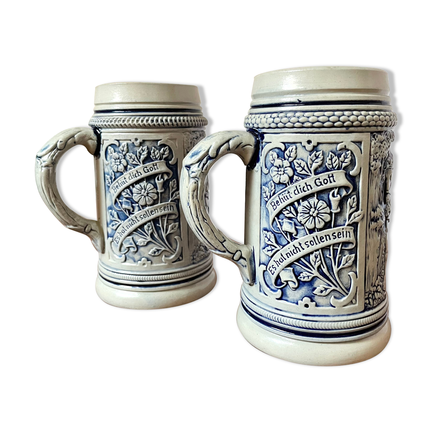 Western-germany sandstone beer mugs 1894
