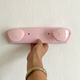 Vintage pink wall coat racks