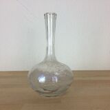 Bubbled glass ball vase, soliflore