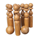 Old vintage wooden bowling game