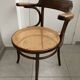 armchair signed Fischel wood turned early 20th century