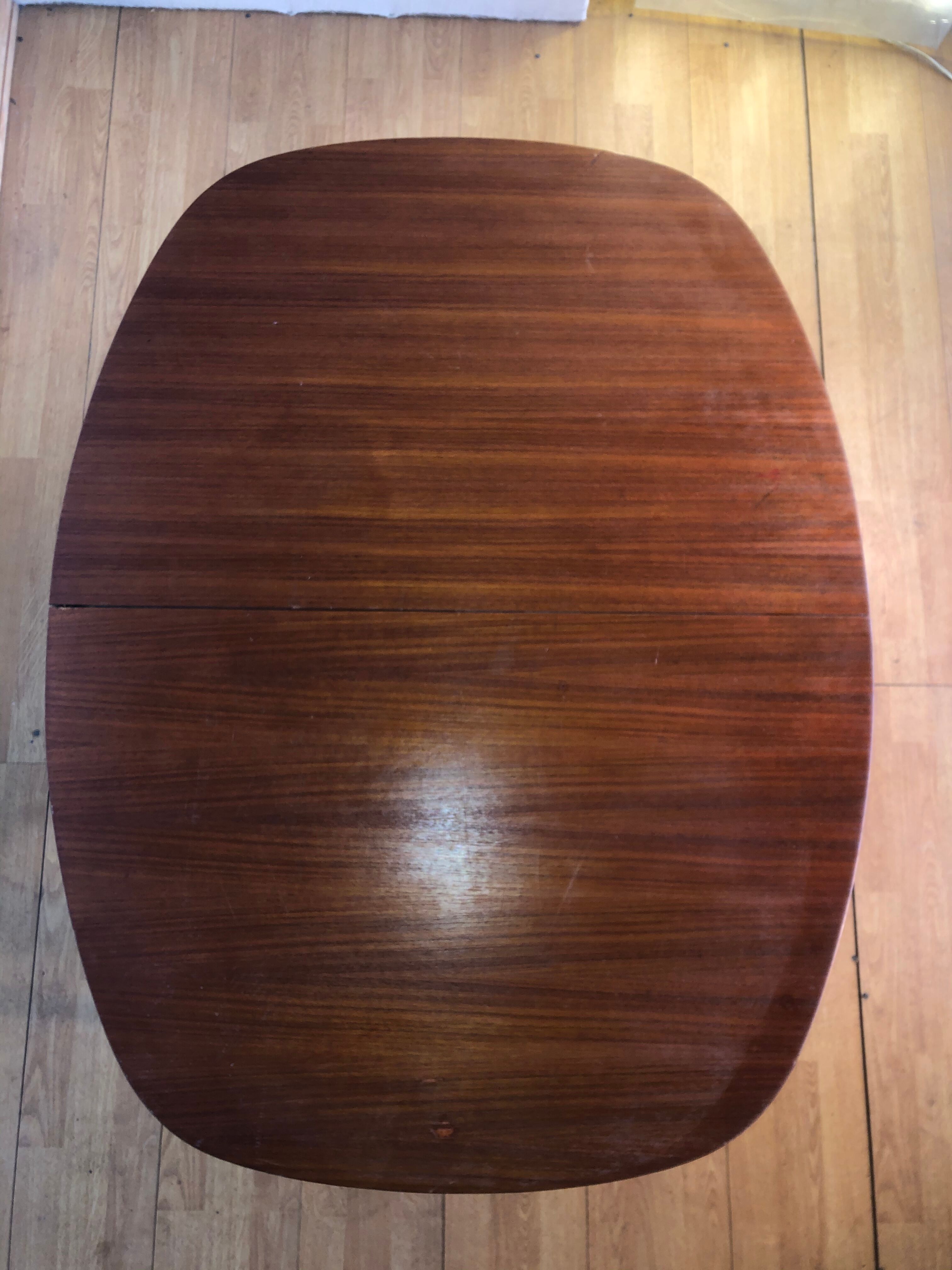 Scandinavian liftable table. 1960. Free shipping