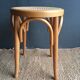 Tabouret bistrot cannage