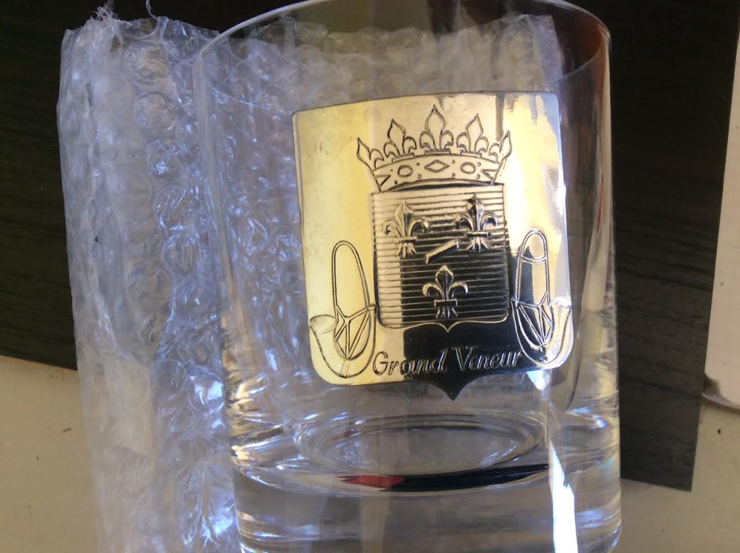 Set of 6 Sèvre crystal whiskey glasses