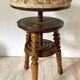 Antique screw piano stool