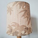 Vintage lamp with textured shade