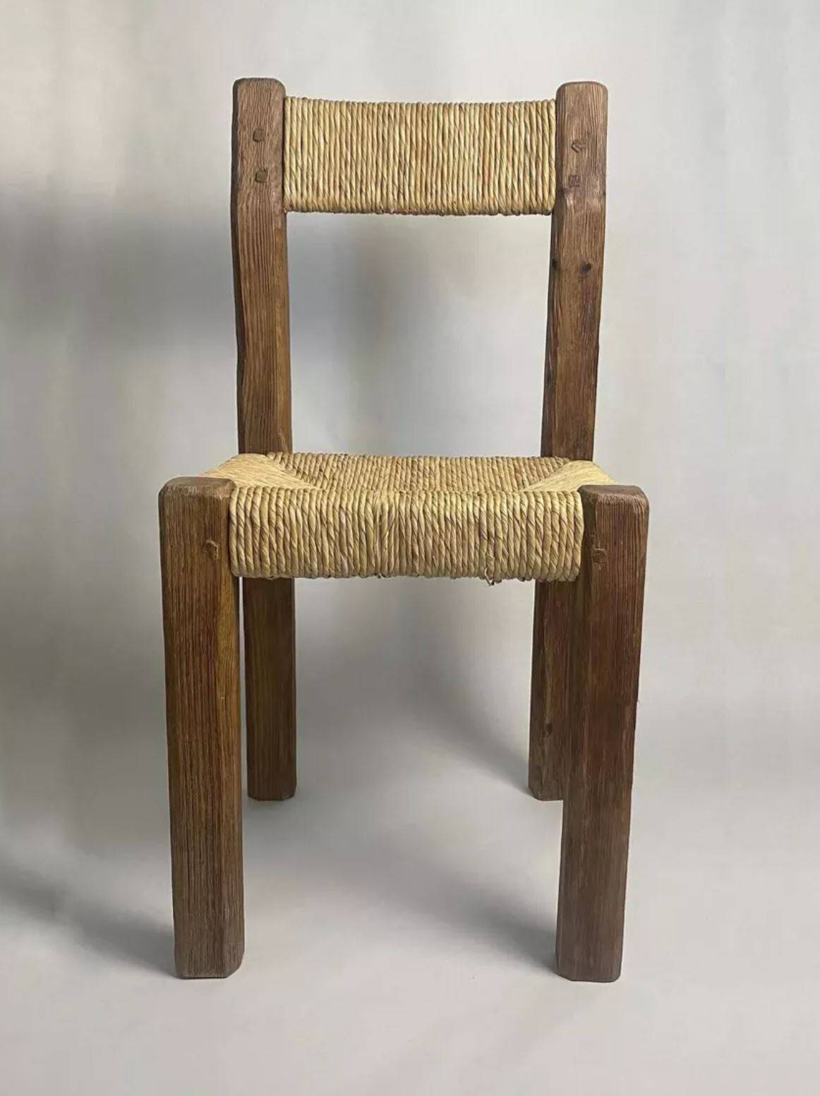 chaise rustique
