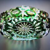 Baccarat cut crystal basket