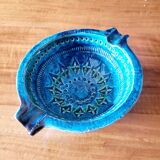 Rimini bleu keramieken asbak, Aldo Londi pour Bitossi, jaren 1960 en Italie