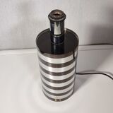 Cylindrical lamp in plexiglass and chrome by Feliceantonio Botta, circa 1980