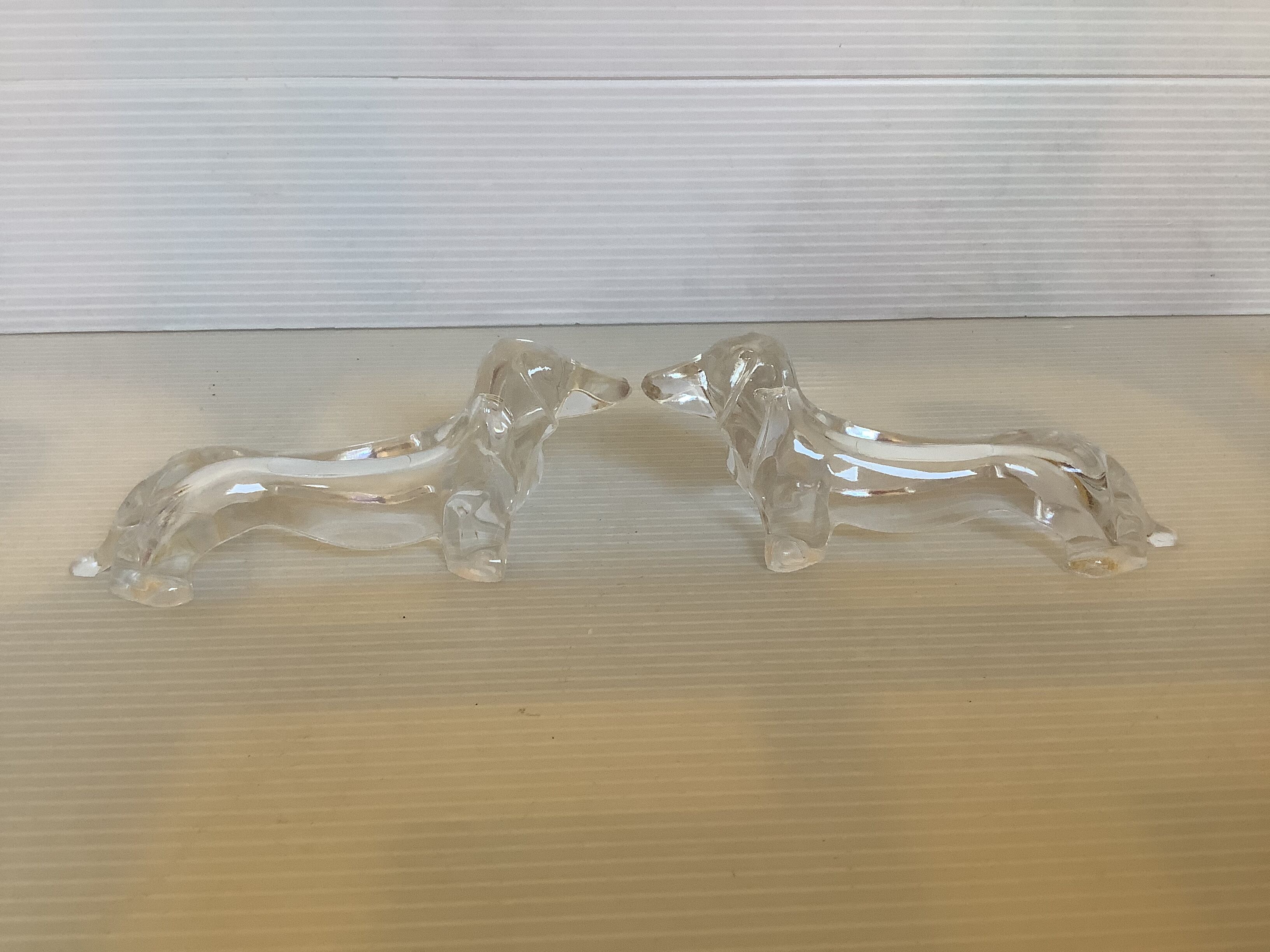12 doors knives dog basset plexiglass
