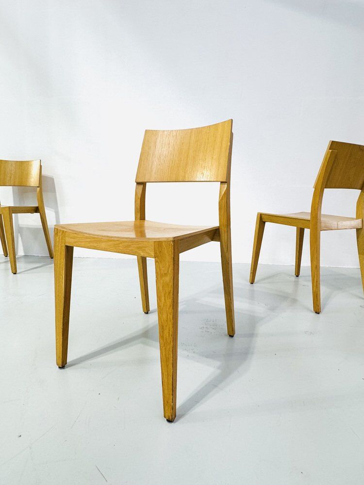 Vintage Danish dining chairs, 1980s, set of 4