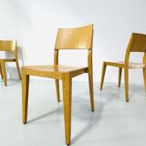 Vintage Danish dining chairs, 1980s, set of 4