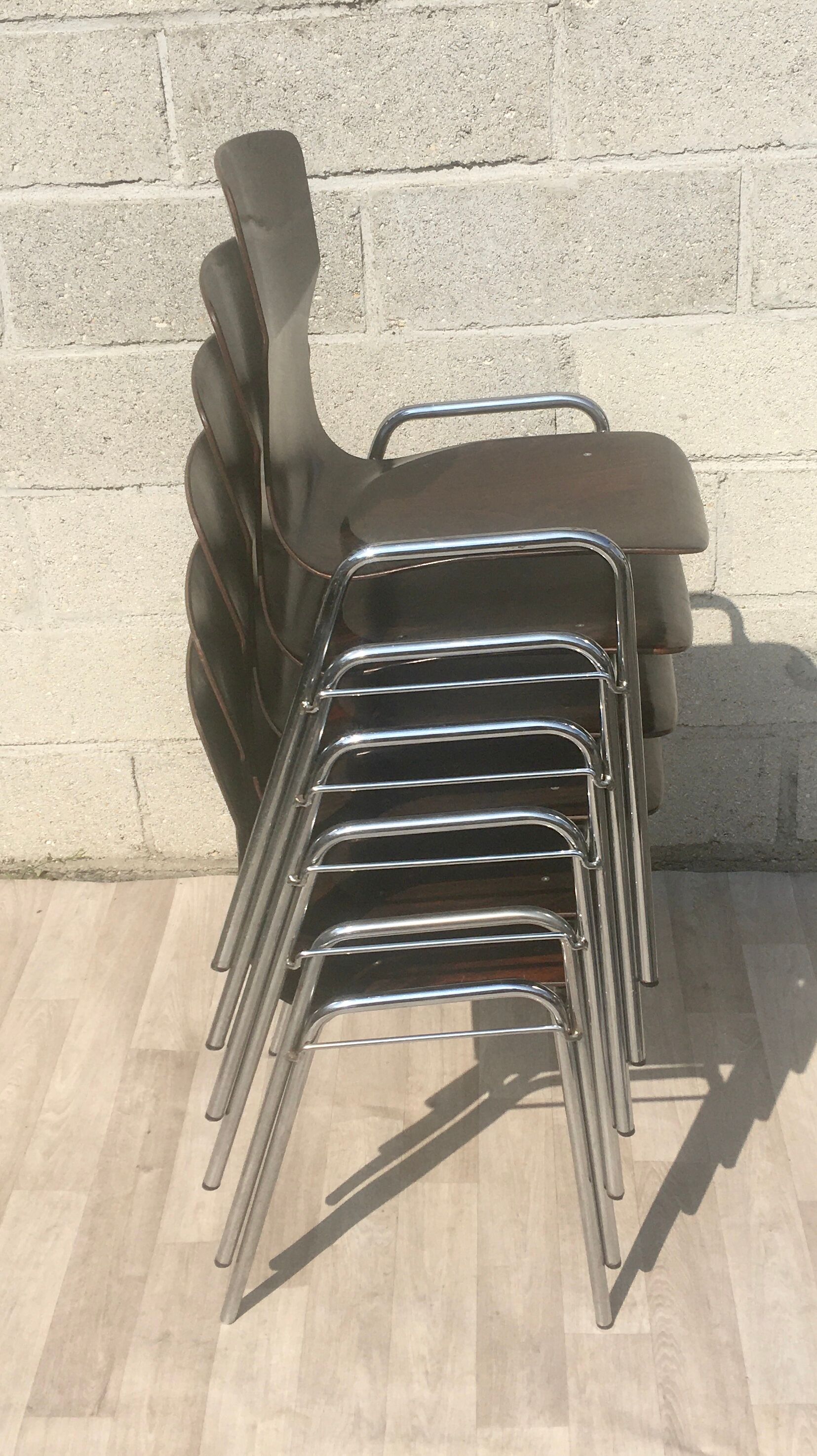 Set of 4 Vintage Chairs OBO Eromes