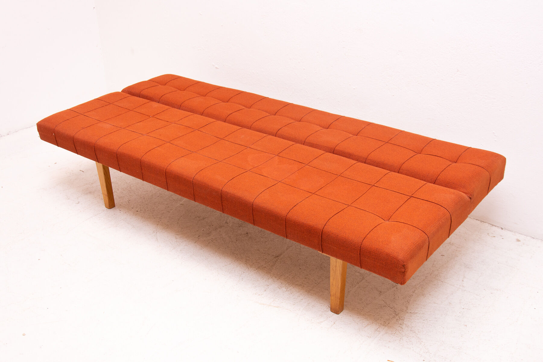 Mid century folding sofa-bench, 1960s, Czechoslovakia