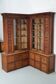 Large Antique German Pitch Pine Corner Apothecary Cabinet / Vitrine ca 1900s
