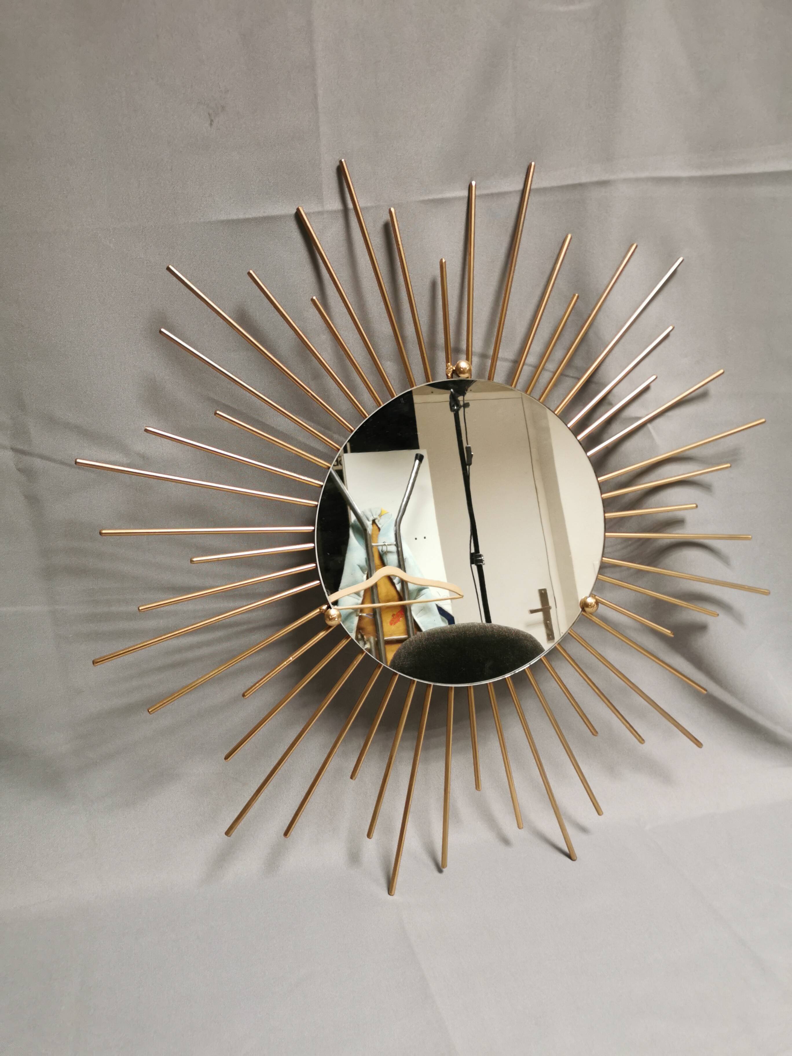 Vintage 50's sun mirror