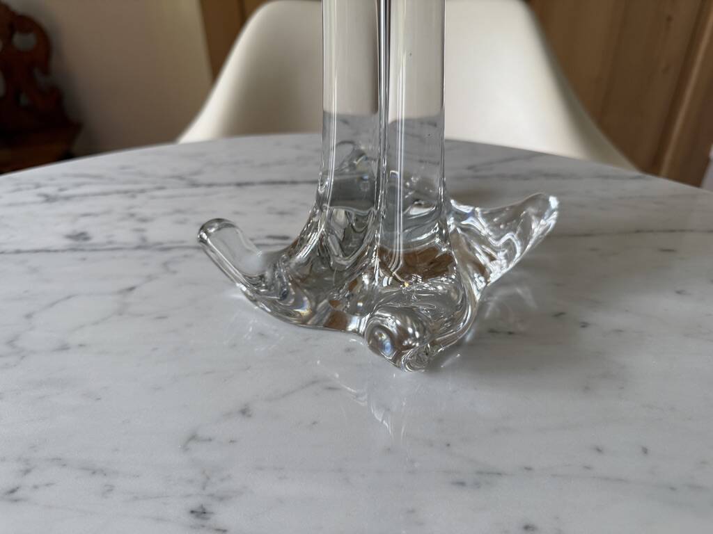 Baccarat crystal lamp base - 1950s-1960s