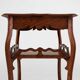French Art Deco Side Table in Full Oak, 1920