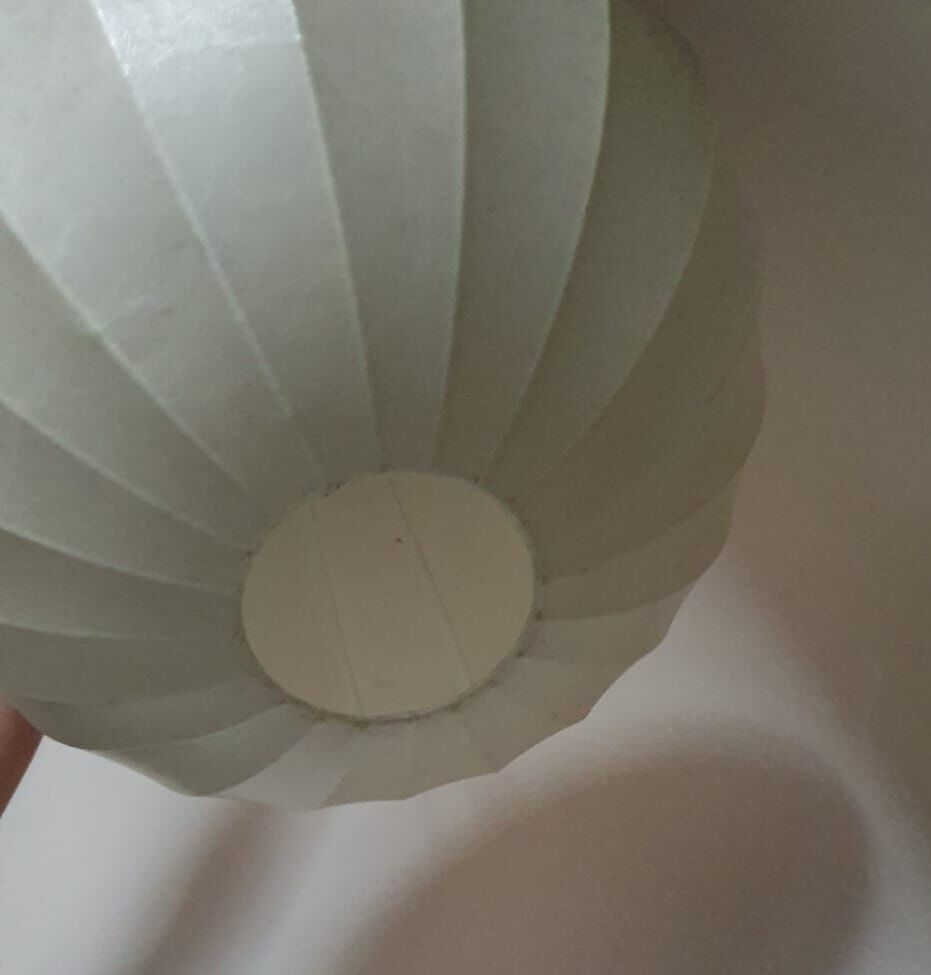 Cocoon hanging lamp 1960