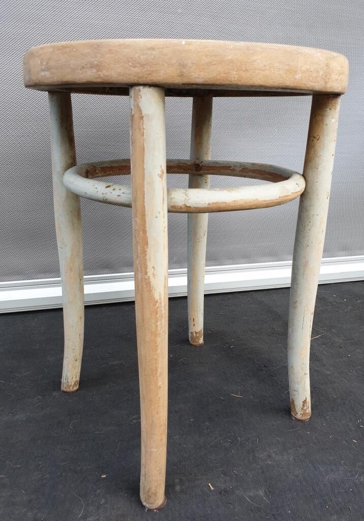 Fischel art nouveau motif estaminet tabouret