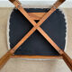 Pair of Scandinavian loop chairs