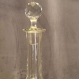 Carafe en cristal subtilement côtelé XIXe Napoléon III