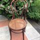 Fischel bistro chair with cannate / vintage seat 30s-40s