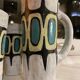 Juice service / orangeade ceramist Manoy 60s