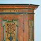 Hand Painted Folk Art Armoire/Bridal Cabinet, Southern Germany, Dated 1807